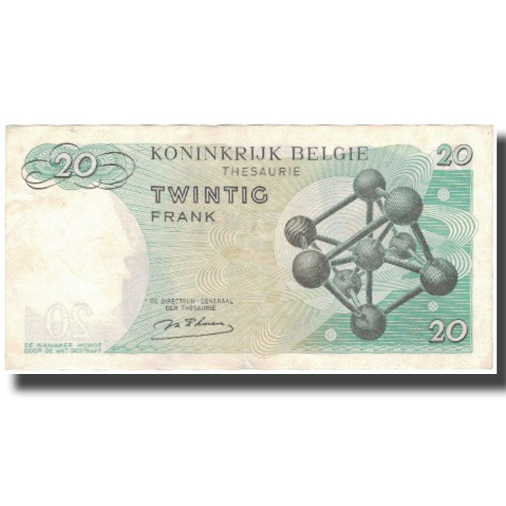 Banknote, Belgium, 20 Francs, 1964-06-15, KM:138, UNC(64)