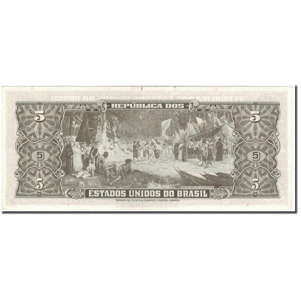 Geldschein, Brasilien, 5 Cruzeiros, KM:176a, UNZ-