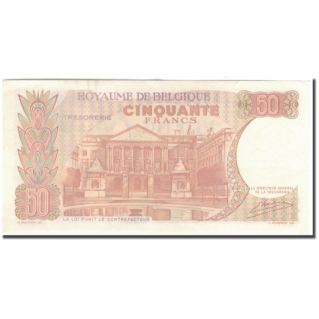 Banknote, Belgium, 50 Francs, 1966-05-16, KM:139, UNC(63)