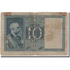 Banconote, Italia, 10 Lire, KM:25c, B