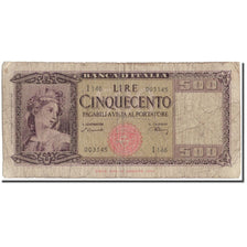 Billete, 500 Lire, 1947, Italia, KM:80a, RC