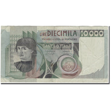 Banknote, Italy, 10,000 Lire, KM:106a, VF(20-25)