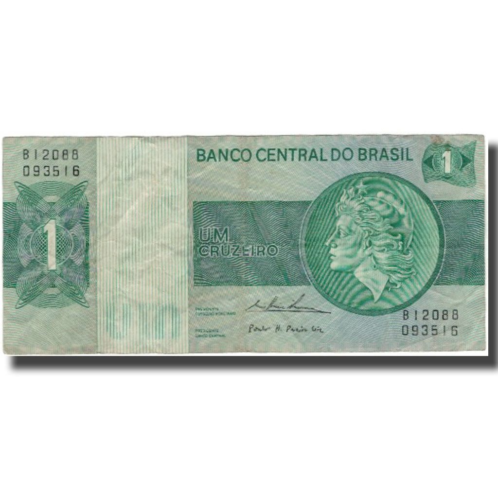 Banconote, Brasile, 1 Cruzeiro, KM:191Ab, MB
