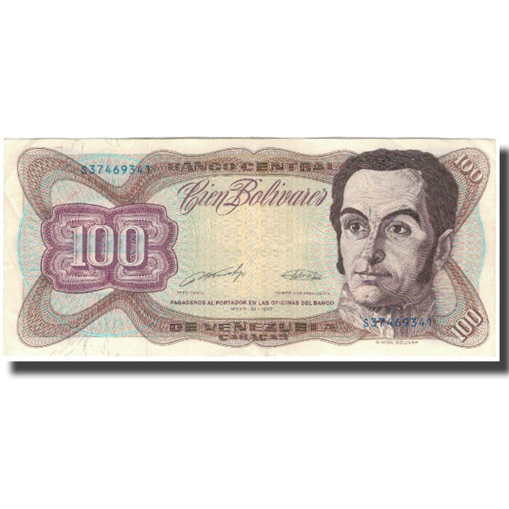 Banknote, Venezuela, 100 Bolivares, 1990-05-31, KM:66c, VF(20-25)