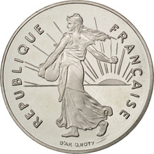 Munten, Frankrijk, Semeuse, Franc, 1996, FDC, Nickel, KM:925.2, Gadoury:474b