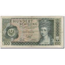 Banknote, Austria, 100 Schilling, 1969-01-02, KM:145a, VF(20-25)