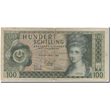 Banknote, Austria, 100 Schilling, 1969-01-02, KM:145a, F(12-15)
