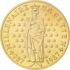 FRANCE, 10 Francs, 1987, KM #E136, MS(65-70), Nickel-Bronze, Gadoury #820, 9.80