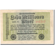 Banknote, Germany, 10 Millionen Mark, 1923-10-01, KM:106a, AU(50-53)