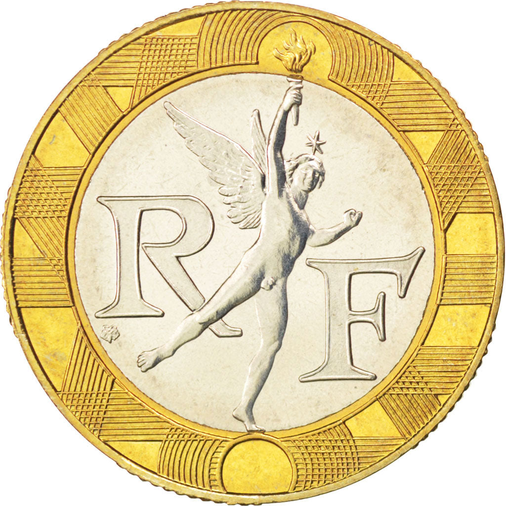 Vème République, 10 Francs Génie de la Bastille 1988, Essai, KM E140