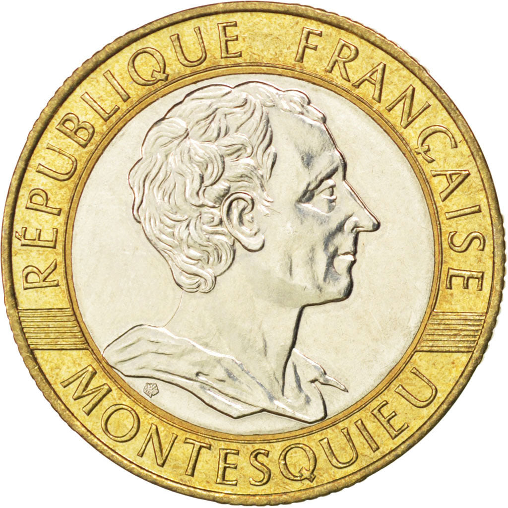 Vème République, 10 Francs Montesquieu 1989, Essai, KM E144