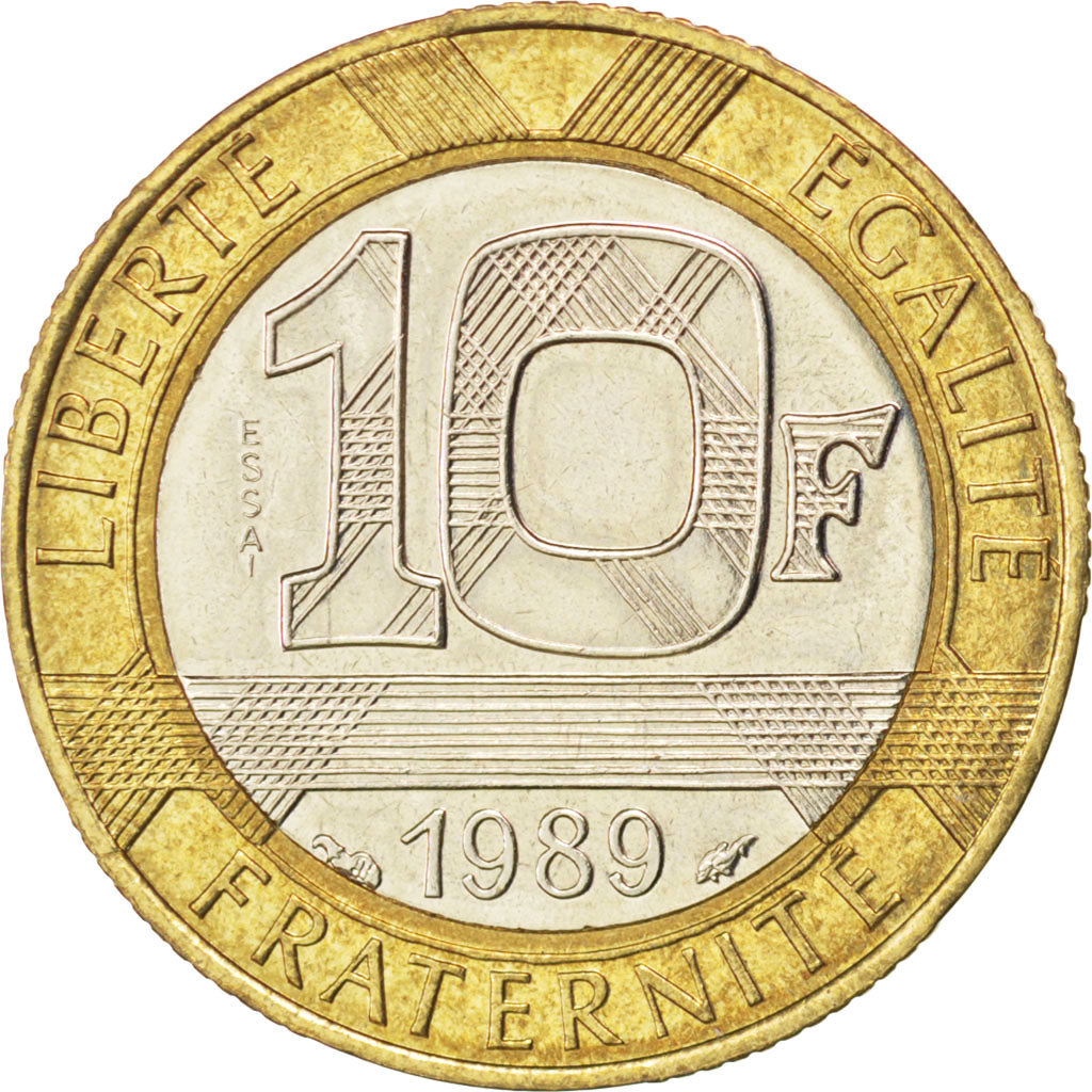 Vème République, 10 Francs Montesquieu 1989, Essai, KM E144