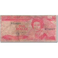 Banknote, East Caribbean States, 1 Dollar, KM:17v, F(12-15)