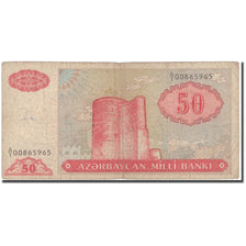 Banknote, Azerbaijan, 50 Manat, KM:17a, F(12-15)