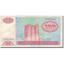 Nota, Azerbaijão, 100 Manat, KM:18a, VF(30-35)