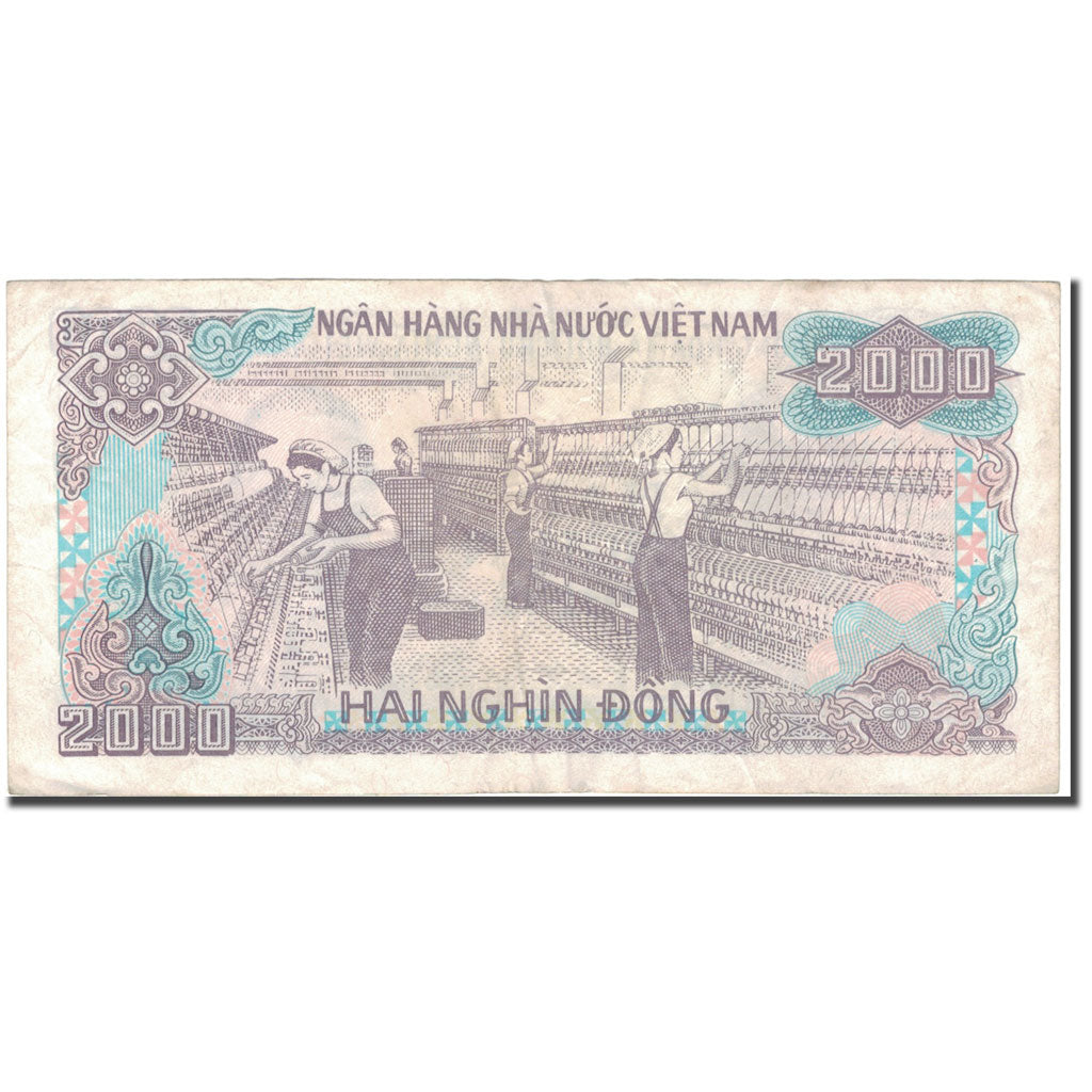 Banknote, Vietnam, 2000 D<ox>ng, 1988, KM:107a, VF(30-35)