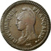 Monnaie, France, Dupré, Decime, 1796, Paris, TB+, Bronze, KM:645.1, Gadoury:185