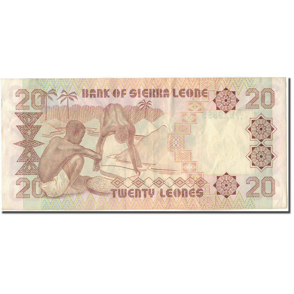 Banknote, Sierra Leone, 20 Leones, 1988-04-27, KM:16, EF(40-45)