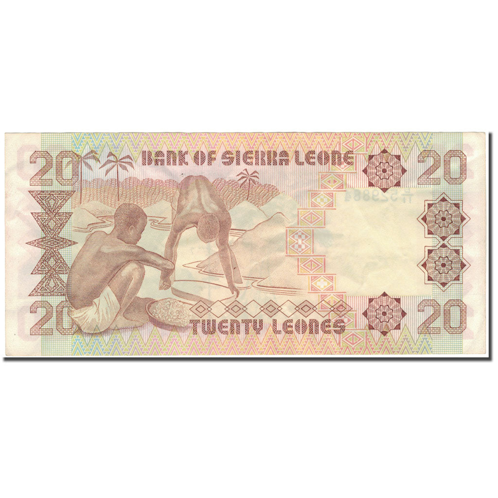 Banknote, Sierra Leone, 20 Leones, 1988-04-27, KM:16, EF(40-45)