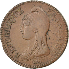 FRANCE, Dupré, Decime, 1798, Paris, KM #644.1, EF(40-45), Bronze, 32, Gadoury #.