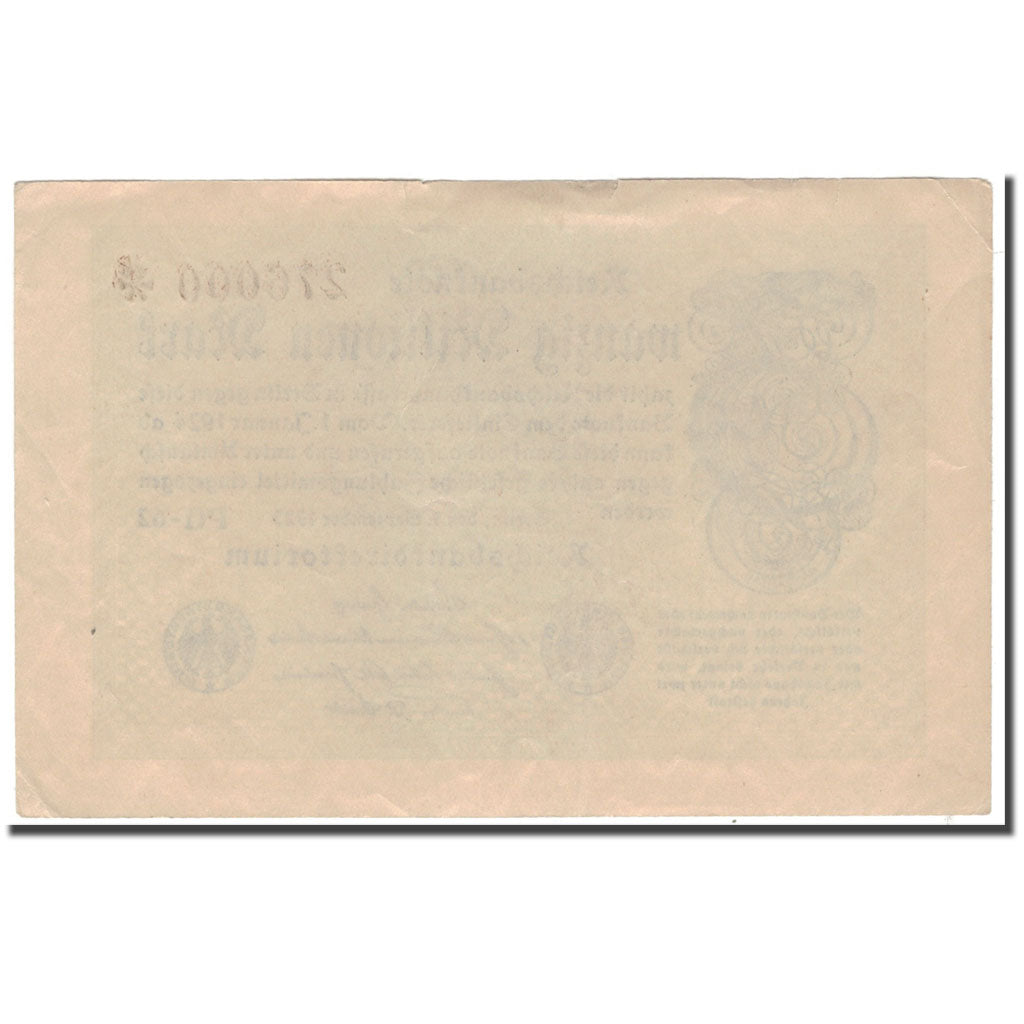 Banknote, Germany, 20 Millionen Mark, 1923-09-01, KM:108e, EF(40-45)
