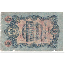 Banknote, Russia, 5 Rubles, 1909, KM:35a, F(12-15)