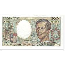 France, 200 Francs, Montesquieu, 1987, EF(40-45), Fayette:70.7, KM:155b