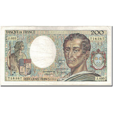 France, 200 Francs, 200 F 1981-1994 ''Montesquieu'', 1985, VF(20-25)