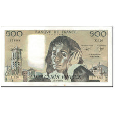 Francja, 500 Francs, Pascal, 1980-09-04, AU(50-53), Fayette:71.22, KM:156e