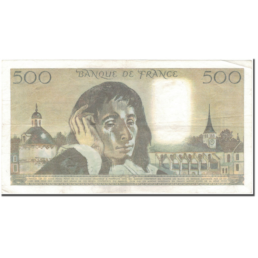 Francia, 500 Francs, 500 F 1968-1993 ''Pascal'', 1983-01-06, BB, Fayette:71.28