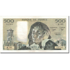 Francia, 500 Francs, Pascal, 1984-01-05, BB, Fayette:71.30, KM:156e