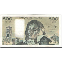 France, 500 Francs, Pascal, 1984-07-05, EF(40-45), Fayette:71.31, KM:156e
