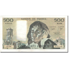 France, 500 Francs, Pascal, 1984-07-05, EF(40-45), Fayette:71.31, KM:156e