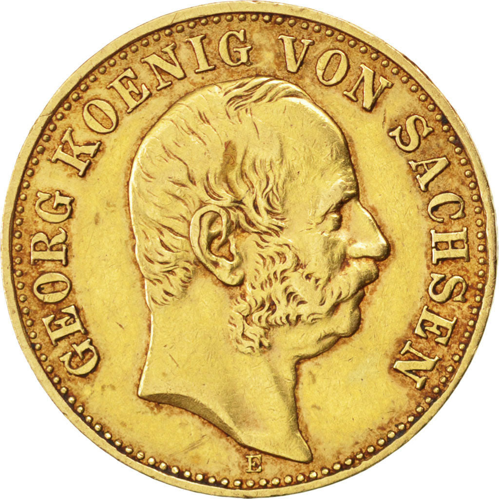Germany, 10 Mark, 1903, Muldenhütten, KM #1259, EF(40-45), Gold, 3.96