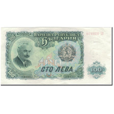 Geldschein, Bulgarien, 100 Leva, 1951, KM:86a, VZ+
