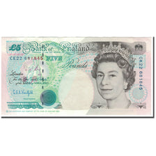 Banknote, Great Britain, 5 Pounds, 1990, KM:382a, AU(50-53)