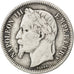Francia, Napoleon III, Napoléon III, Franc, 1867, Paris, MB+, Argento, KM:80...
