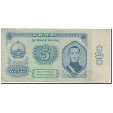 Banknot, Mongolia, 5 Tugrik, 1981, KM:44, VF(20-25)