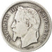 FRANCE, 1 Franc, 1868, Paris, KM #806.1, VF(20-25), Silver, Gadoury #463, 4.93