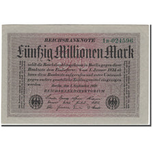 Banknote, Germany, 50 Millionen Mark, 1924-01-01, KM:109a, UNC(60-62)
