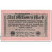 Billete, 5 Millionen Mark, 1923, Alemania, KM:105, EBC