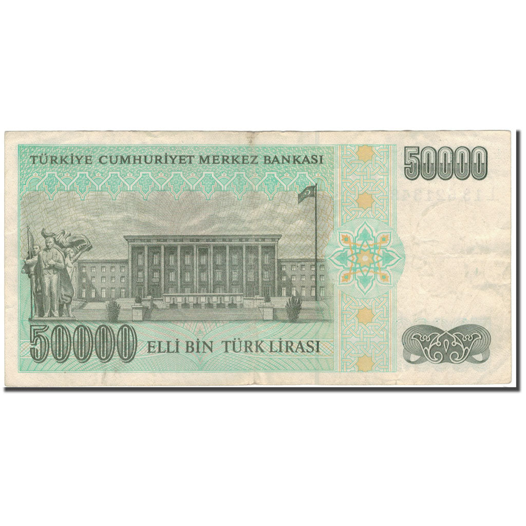 Banknote, Turkey, 50,000 Lira, 1970, KM:204, VF(30-35)