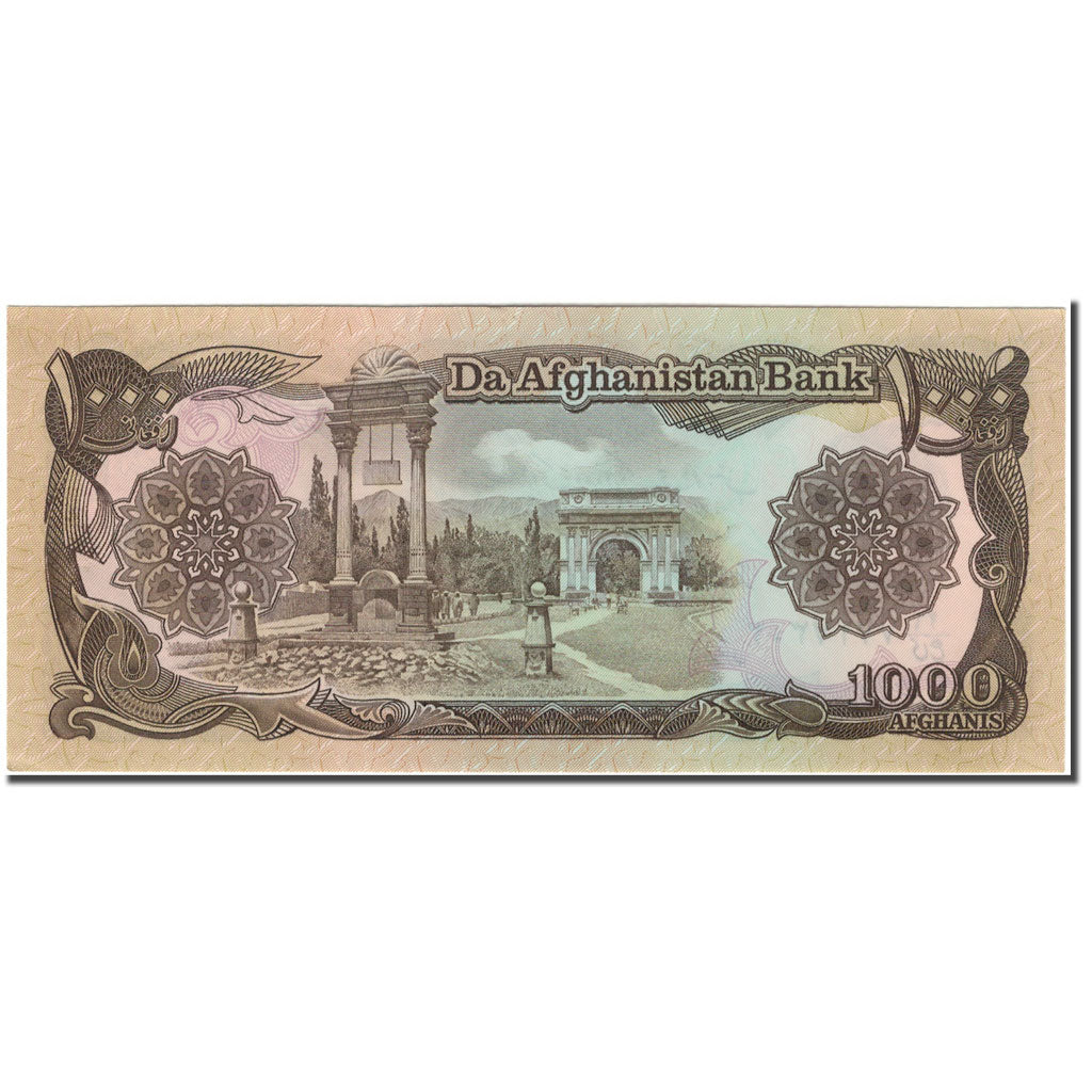 Banconote, Afghanistan, 1000 Afghanis, KM:61c, SPL