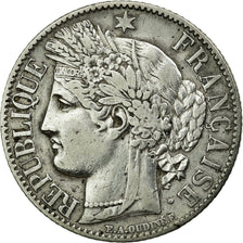 Monnaie, France, Cérès, Franc, 1849, Paris, TTB, Argent, KM:759.1, Gadoury:457