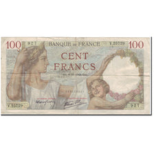 France, 100 Francs, 1941-11-06, VG(8-10), KM:94