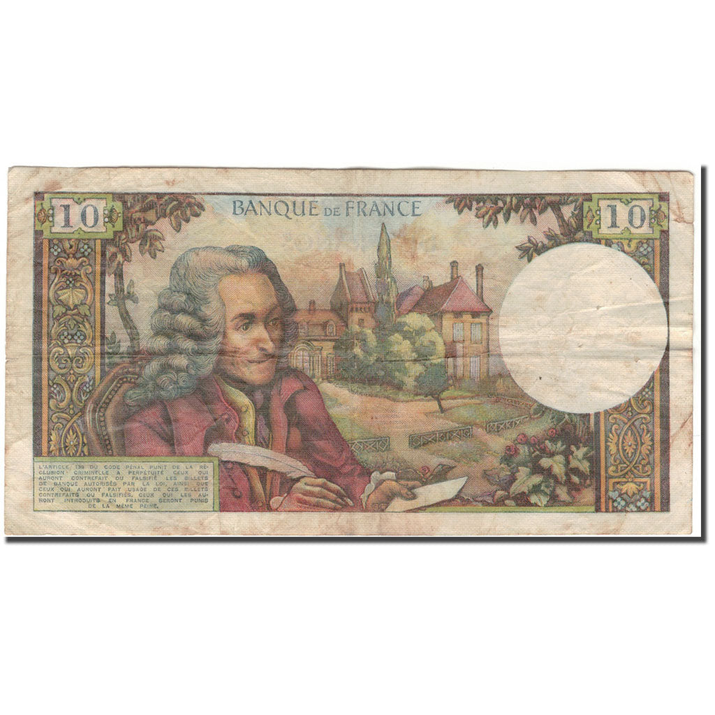 France, 10 Francs, 1973-08-02, VG(8-10), KM:147d