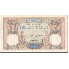 Francia, 1000 Francs, 1 000 F 1927-1940 ''Cérès et Mercure'', 1927-02-26, BC
