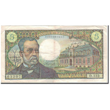 France, 5 Francs, 5 F 1966-1970 ''Pasteur'', 1970-01-08, VF(30-35)