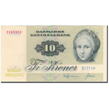 Billet, Danemark, 10 Kroner, 1972, KM:48g, TTB