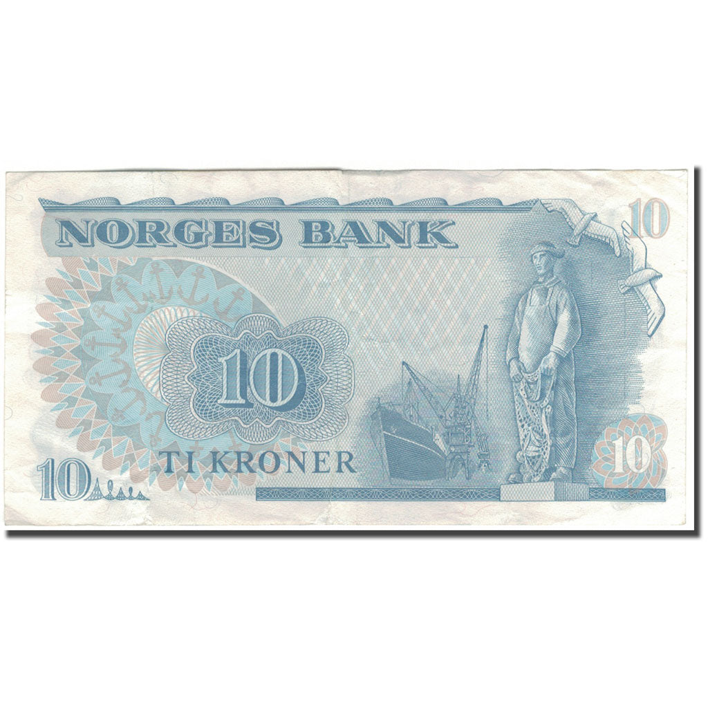 Banknote, Norway, 10 Kroner, 1976, KM:36b, EF(40-45)
